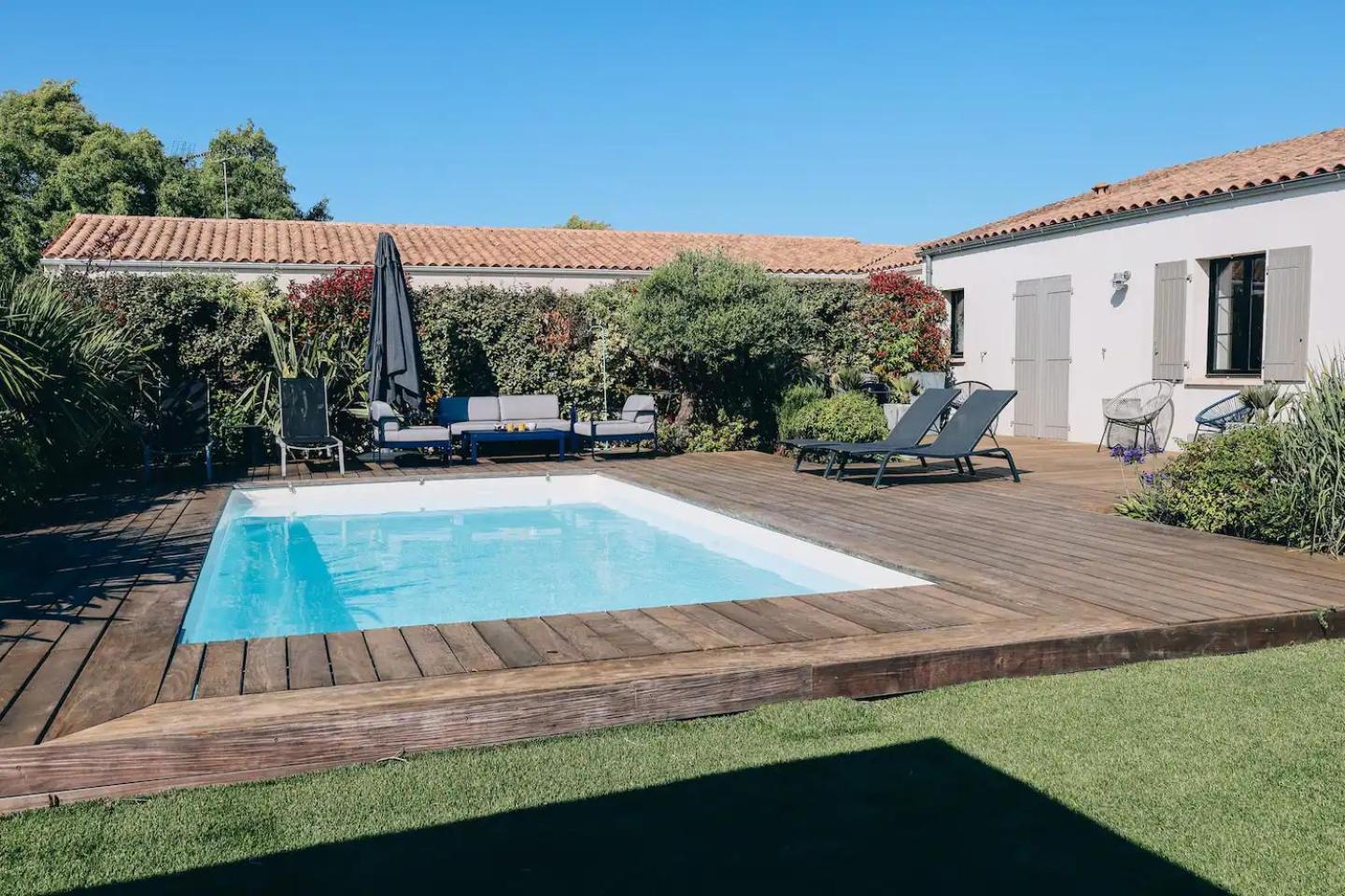 Ღ Le Paradis Bleu • Villa Avec Piscine Chauffee L'Houmeau Экстерьер фото